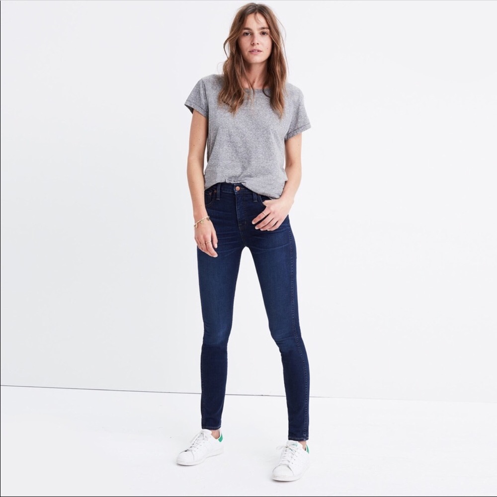 Madewell High Riser Skinny Jeans - Davis Wash